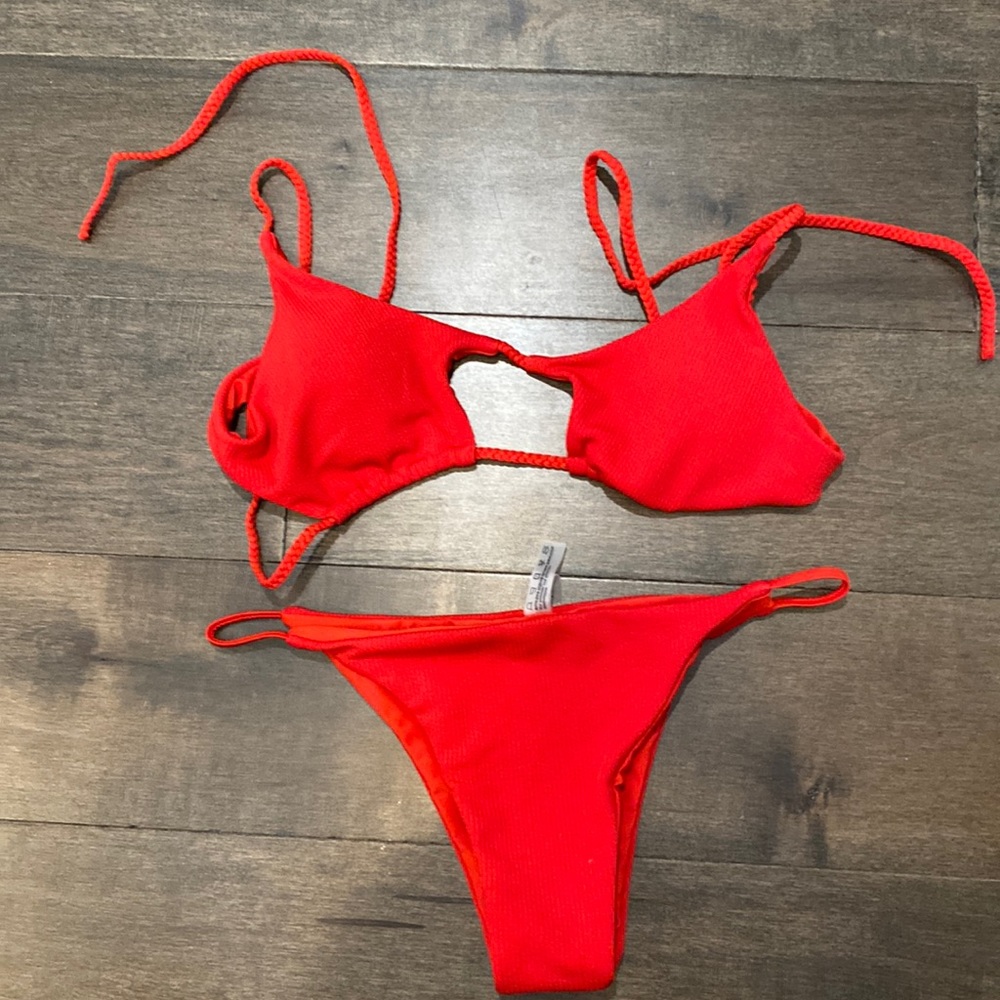 Red bikini
